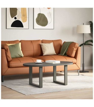 vidaXL Coffee Table Legs U-Shaped 2 pcs Anthracite 50x(42-43) cm Steel — Size: 50 x (42-43) cm