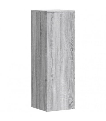 vidaXL Plant Stands 2 pcs Grey Sonoma 33x33x100 cm Engineered Wood — Size: 33 x 33 x 100 cm