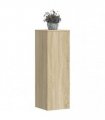 vidaXL Plant Stands 2 pcs Sonoma Oak 33x33x100 cm Engineered Wood — Size: 33 x 33 x 100 cm