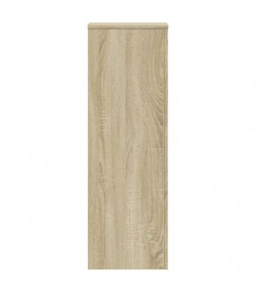 vidaXL Plant Stands 2 pcs Sonoma Oak 33x33x100 cm Engineered Wood — Size: 33 x 33 x 100 cm