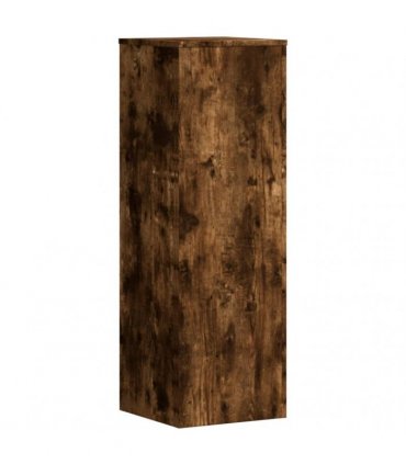 vidaXL Plant Stands 2 pcs Smoked Oak 33x33x100 cm Engineered Wood — Size: 33 x 33 x 100 cm