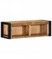 vidaXL TV Cabinet 80x30x25 cm Solid Rough Wood Mango