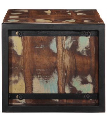 vidaXL TV Cabinet Multicolour 80x30x25 cm Solid Wood Reclaimed
