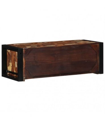 vidaXL TV Cabinet Multicolour 80x30x25 cm Solid Wood Reclaimed
