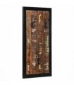vidaXL Coat Rack Multicolour 40x2x80 cm Solid Wood Reclaimed