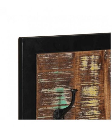 vidaXL Coat Rack Multicolour 40x2x80 cm Solid Wood Reclaimed