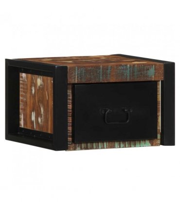 vidaXL Bedside Cabinets 2 pcs Multicolour 40x35x25 cm Solid Wood Reclaimed