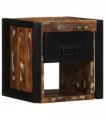 vidaXL Bedside Cabinet Multicolour 40x35x40 cm Solid Wood Reclaimed