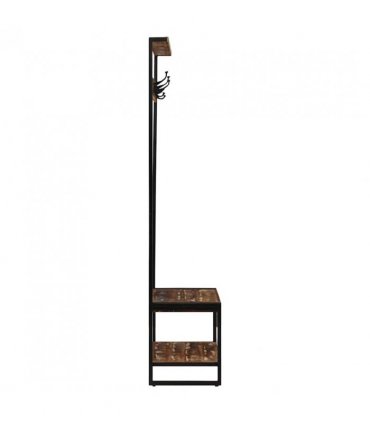 vidaXL Clothes Rack Multicolour 80x40x190 cm Solid Wood Reclaimed