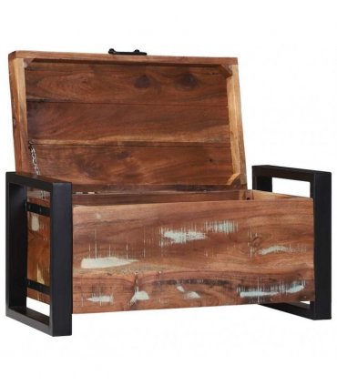 vidaXL Storage Chests Multicolour 60 x 30 x 30 cm Solid Reclaim wood
