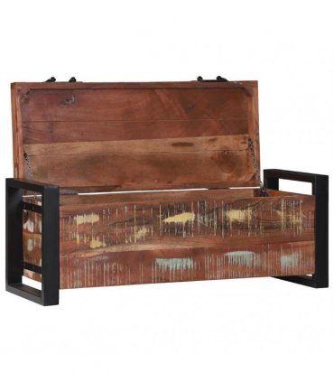 vidaXL Storage Chests Multicolour 80 x 30 x 30 cm Solid Reclaim wood