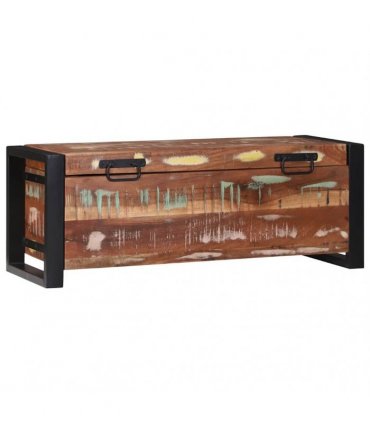 vidaXL Storage Chests Multicolour 80 x 30 x 30 cm Solid Reclaim wood