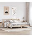 vidaXL Bed Frame without Mattress 180x200 cm Super King Solid Wood Pine — Colour: natural, Size: 180 x 200 cm — V0671987381