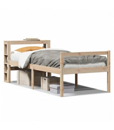vidaXL Senior Bed with Headboard without Mattress 75x190 cm Small Single — Size: 75 x 190 cm