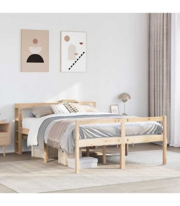 vidaXL Senior Bed with Headboard without Mattress 120x200 cm — Size: 120 x 200 cm