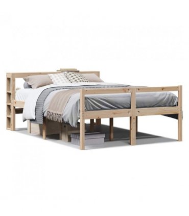 vidaXL Senior Bed with Headboard without Mattress 120x200 cm — Size: 120 x 200 cm