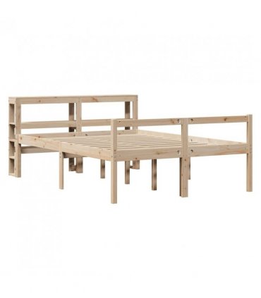 vidaXL Senior Bed with Headboard without Mattress 120x200 cm — Size: 120 x 200 cm
