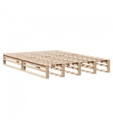 vidaXL Bed Frame without Mattress 120x200 cm Solid Wood Pine — Colour: natural, Size: 120 x 200 cm — V0671987835