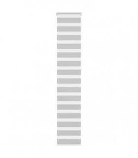 vidaXL Zebra Blind Light Grey 50x230 cm Fabric Width 45.9 cm Polyester — Size: 50 x 230 cm