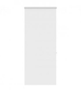 vidaXL Shower Roller Blind with Cassette 90x240 cm Fabric Width 86 cm — Colour: white, Size: 90 x 240 cm