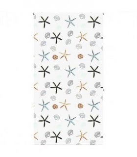 vidaXL Shower Roller Blind 140x240 cm Fabric Width 136 cm — Colour: shellfish, Size: 140 x 240 cm, Model: without cassette