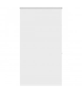 vidaXL Shower Roller Blind with Cassette 130x240 cm Fabric Width 126 cm — Colour: white, Size: 130 x 240 cm