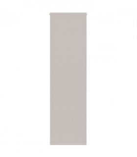 vidaXL Shower Roller Blind 80x240 cm Fabric Width 76 cm — Colour: light grey, Size: 80 x 240 cm, Model: without cassette