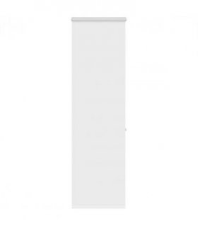 vidaXL Shower Roller Blind with Cassette 70x240 cm Fabric Width 66 cm — Colour: white, Size: 70 x 240 cm