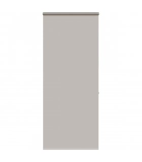 vidaXL Shower Roller Blind with Cassette 110x240 cm Fabric Width 106 cm — Colour: light grey, Size: 110 x 240 cm