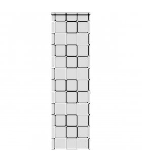 vidaXL Shower Roller Blind with Cassette 70x240 cm Fabric Width 66 cm — Colour: square, Size: 70 x 240 cm
