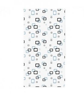vidaXL Shower Roller Blind 130x240 cm Fabric Width 126 cm — Colour: bubble, Size: 130 x 240 cm, Model: without cassette