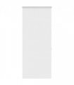 vidaXL Shower Roller Blind with Cassette 110x240 cm Fabric Width 106 cm — Colour: white, Size: 110 x 240 cm