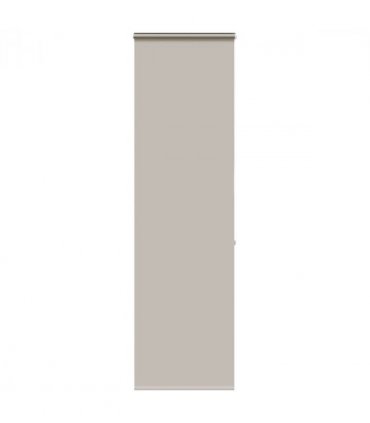 vidaXL Shower Roller Blind with Cassette 60x240 cm Fabric Width 56 cm — Colour: light grey, Size: 60 x 240 cm