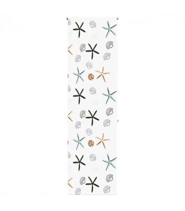 vidaXL Shower Roller Blind 70x240 cm Fabric Width 66 cm — Colour: shellfish, Size: 70 x 240 cm, Model: without cassette