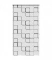 vidaXL Shower Roller Blind with Cassette 130x240 cm Fabric Width 126 cm — Colour: square, Size: 130 x 240 cm