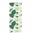 vidaXL Shower Roller Blind with Cassette 110x240 cm Fabric Width 106 cm — Colour: green leaves, Size: 110 x 240 cm