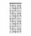 vidaXL Shower Roller Blind with Cassette 90x240 cm Fabric Width 86 cm — Colour: square, Size: 90 x 240 cm