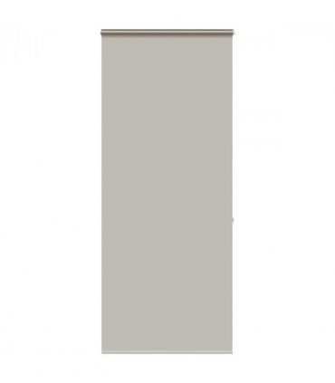 vidaXL Shower Roller Blind with Cassette 100x240 cm Fabric Width 96 cm — Colour: light grey, Size: 100 x 240 cm