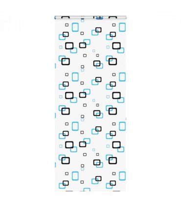 vidaXL Shower Roller Blind with Cassette 110x240 cm Fabric Width 106 cm — Colour: bubble, Size: 110 x 240 cm