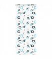 vidaXL Shower Roller Blind with Cassette 110x240 cm Fabric Width 106 cm — Colour: bubble, Size: 110 x 240 cm