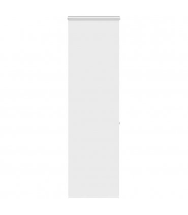 vidaXL Shower Roller Blind with Cassette 80x240 cm Fabric Width 76 cm — Colour: white, Size: 80 x 240 cm