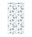 vidaXL Shower Roller Blind with Cassette 130x240 cm Fabric Width 126 cm — Colour: bubble, Size: 130 x 240 cm