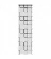 vidaXL Shower Roller Blind with Cassette 60x240 cm Fabric Width 56 cm — Colour: square, Size: 60 x 240 cm