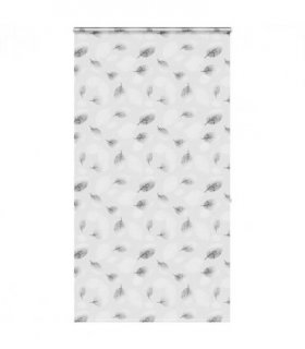 vidaXL Shower Roller Blind with Cassette 140x240 cm Fabric Width 136 cm — Colour: leaves, Size: 140 x 240 cm