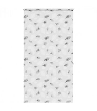 vidaXL Shower Roller Blind with Cassette 140x240 cm Fabric Width 136 cm — Colour: leaves, Size: 140 x 240 cm