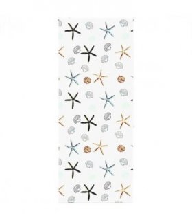 vidaXL Shower Roller Blind 90x240 cm Fabric Width 86 cm — Colour: shellfish, Size: 90 x 240 cm, Model: without cassette