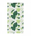 vidaXL Shower Roller Blind with Cassette 140x240 cm Fabric Width 136 cm — Colour: green leaves, Size: 140 x 240 cm