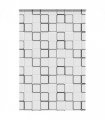 vidaXL Shower Roller Blind with Cassette 160x240 cm Fabric Width 156 cm — Colour: square, Size: 160 x 240 cm