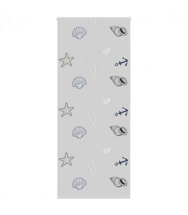 vidaXL Shower Roller Blind 100x240 cm Fabric Width 96 cm — Colour: sea star, Size: 100 x 240 cm, Model: without cassette