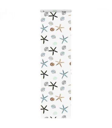 vidaXL Shower Roller Blind with Cassette 80x240 cm Fabric Width 76 cm — Colour: shellfish, Size: 80 x 240 cm